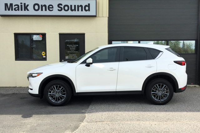 2019 Mazda CX-5 with professional window tint in North Bay